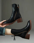 Leah | Premium Leather Ankle Boots