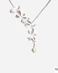 Pauline | Vintage Silver Necklace with Flowers