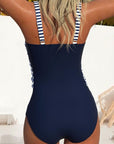 Thalora | Striped Charm Swimsuit