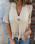 April | Elegant Textured Top