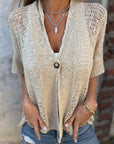 April | Elegant Textured Top