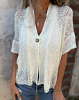 April | Elegant Textured Top