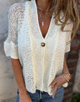 April | Elegant Textured Top