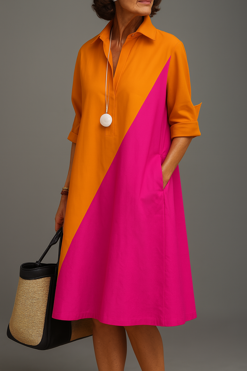 Jelene | Elegant Midi Dress for Effortless Refinement