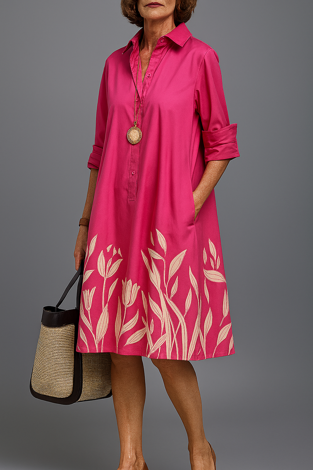 Jennifer | Luxe Midi Dress for Effortless Elegance