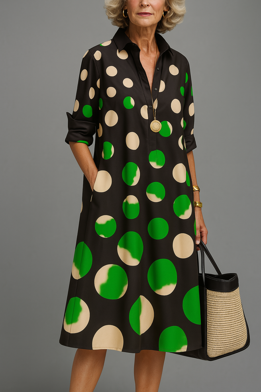 Danielle | Luxe Midi Dress for Effortless Elegance