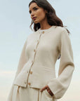 Callie | Classic Buttoned Cardigan