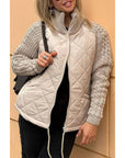 Cynthia | Quilted Jacket with Knit Detail