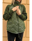 Cynthia | Quilted Jacket with Knit Detail
