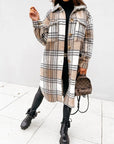Danielle | Plaid Longline Jacket