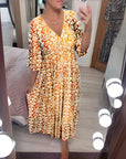 Elsa | Boho Printed Dress