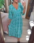 Elsa | Boho Printed Dress