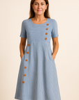 Clarissa | Timeless Maxi Dress with V-Neckline