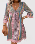 Lara | Stylish V-Neck Bohemian Dress