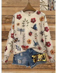 Esme | Garden Print Sweater