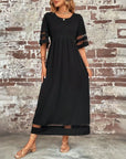 Evelyn | Elegant Maxi Dress With Tummy Coverage