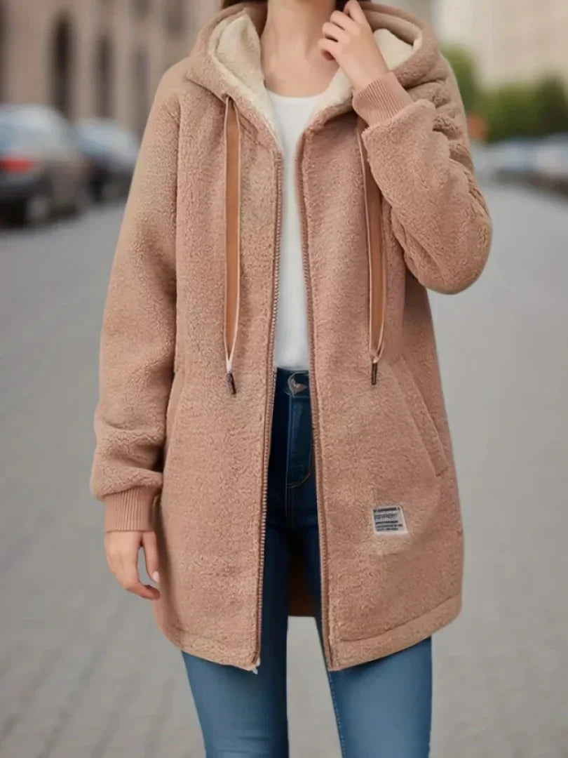 Francesca | Fleece Hooded Jacket
