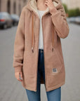 Francesca | Fleece Hooded Jacket
