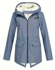 Georgia | Hooded Sherpa Lined Jacket