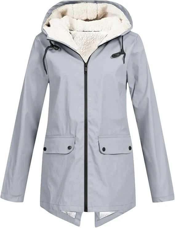 Georgia | Hooded Sherpa Lined Jacket