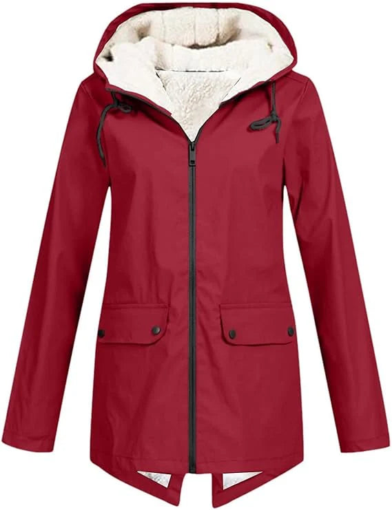 Georgia | Hooded Sherpa Lined Jacket