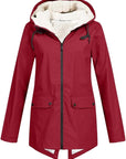 Georgia | Hooded Sherpa Lined Jacket