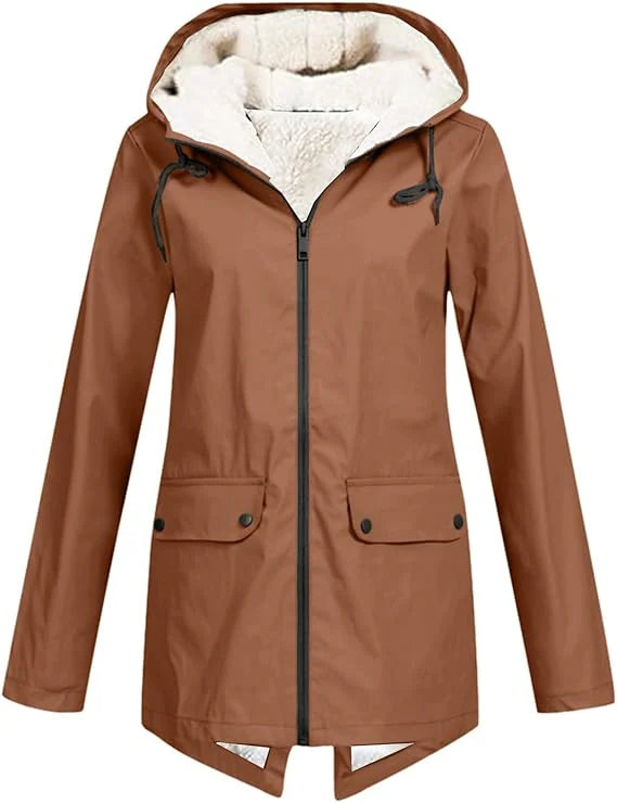 Georgia | Hooded Sherpa Lined Jacket