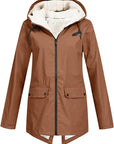 Georgia | Hooded Sherpa Lined Jacket
