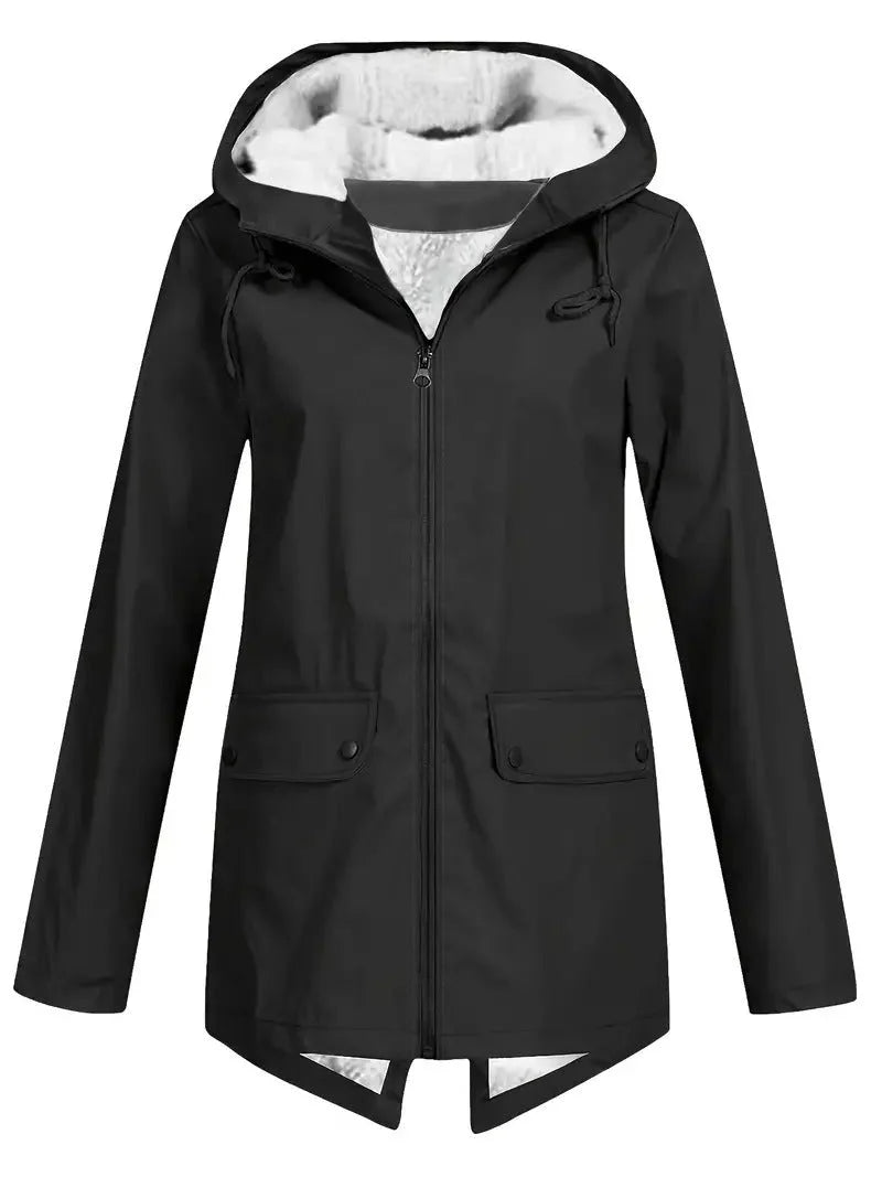 Georgia | Hooded Sherpa Lined Jacket