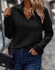 Helena | Half-Zip Detailed Pullover
