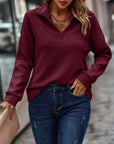 Helena | Half-Zip Detailed Pullover