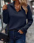 Helena | Half-Zip Detailed Pullover