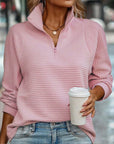 Helena | Half-Zip Detailed Pullover