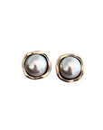 Kassandra | Vintage and Elegant Black Pearl Earrings