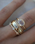 Lila | Vintage Gold and Zirconium Ring