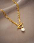 Janine | Pearl Pendant Necklace