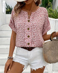 Jenna | Floral Button-Up Blouse