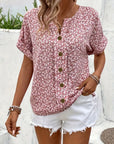 Jenna | Floral Button-Up Blouse