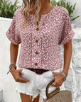 Jenna | Floral Button-Up Blouse