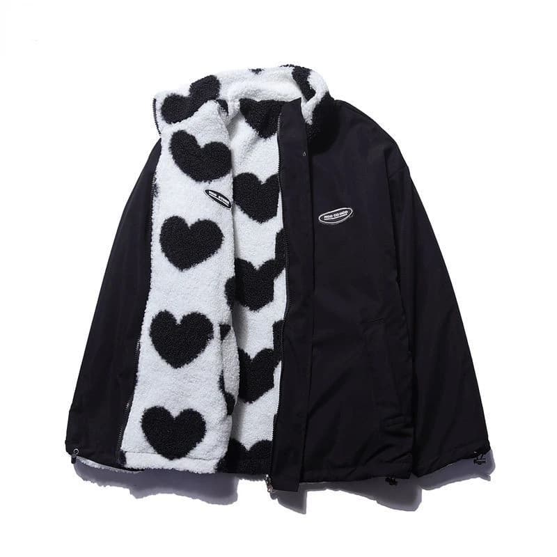 Kaela | Heart-Lined Reversible Jacket