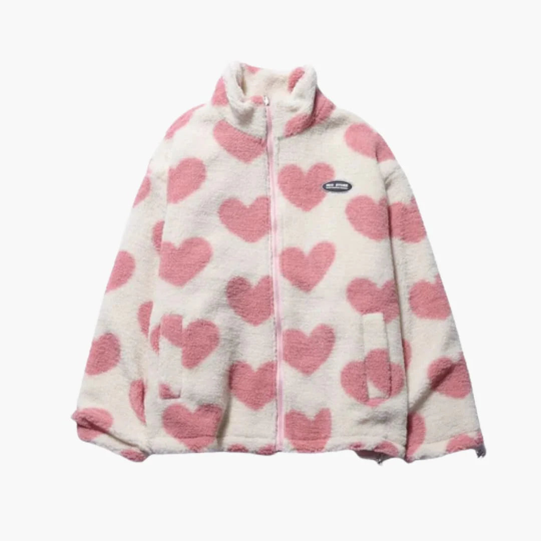 Kaela | Heart-Lined Reversible Jacket