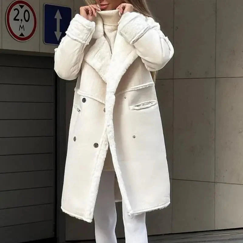 Khloe | Fur-Lined Longline Coat