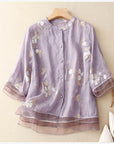 Madison | Elegant Embroidered Blouse
