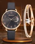 Matilda | Watch and Bracelet Set with Moon-Shaped Dial