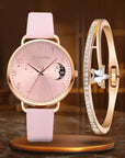Matilda | Watch and Bracelet Set with Moon-Shaped Dial
