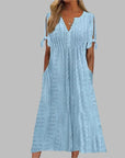 Meli | Tie-Sleeve Casual Dress
