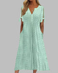 Meli | Tie-Sleeve Casual Dress