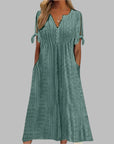 Meli | Tie-Sleeve Casual Dress