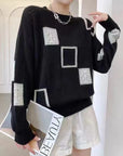 Odessa | Relaxed Geometric Sweater