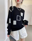 Odessa | Relaxed Geometric Sweater